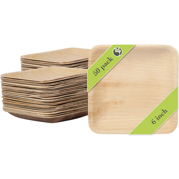 6" Square Plates