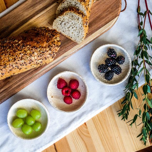 4" Round Mini Plates - 25 Pack - Naturally Chic